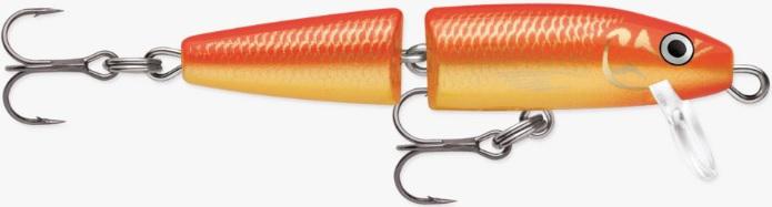 RAPALA 1/16 JOINTED LURE  GOLD/FL-RED - RAPALA