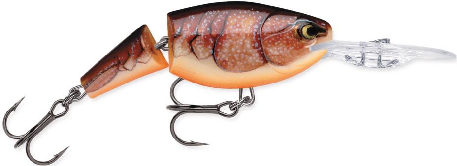 RAPALA 1/4 JOINTED SHAD RAP  BRN CRAWDAD