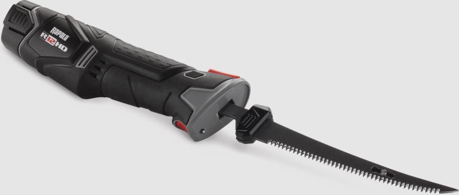 Rapala R12 Heavy Duty Fillet Knife - 80 Min Runtime, High Speed & Torque, Ergonomic Design