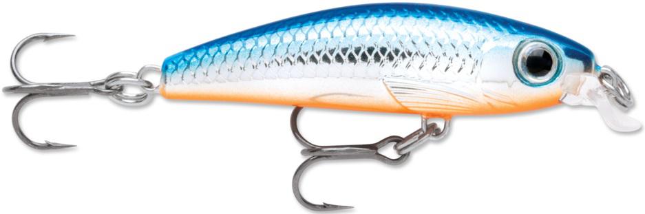 RPLA 1-1/2'ULIGHT MINNOW 1/8 SILVER BLUE