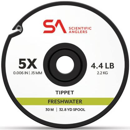 SALR FRESHWATER NYLON TIPPET 30M CLR 0X W/BUILT-IN CUTTER  14.9# TEST