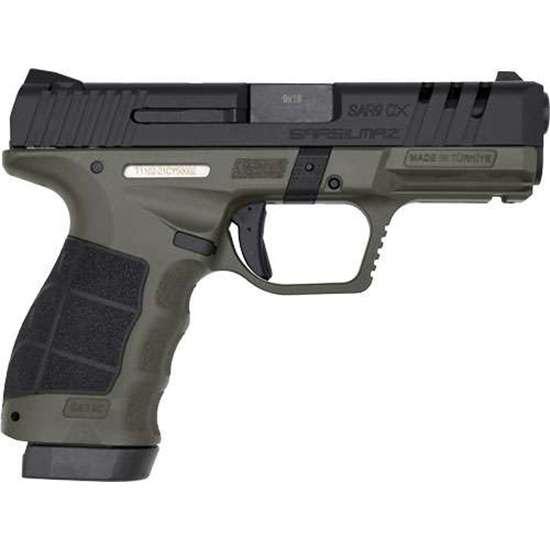 SAR USA SAR9X COMPACT OD GREEN 9MM PSTL