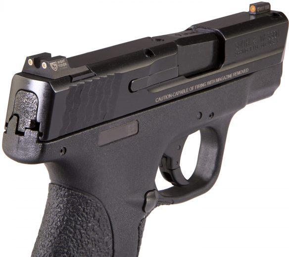 NIGHT FISION PERFECT DOT (SET) S/WESSON (ORG/WHT/GRN TRITIUM 'U' REAR) SHIELD