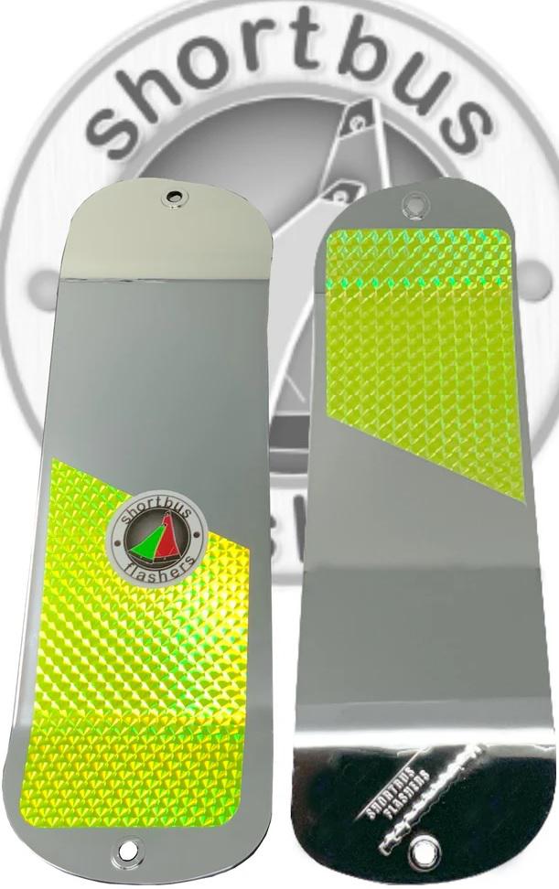 SBUS 11'FLASHER SINGLE FIN CHROME DIPPED CHARTREUSE SCALE