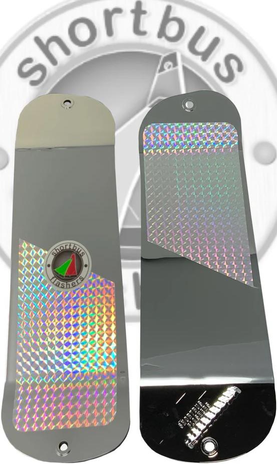 SBUS 11'FLASHER SINGLE FIN CHROME DIPPED SILVER BULLET