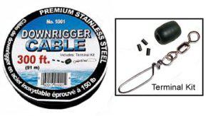 SCOTTY S.S. D/RIGGER CABLE KIT 300'-150#