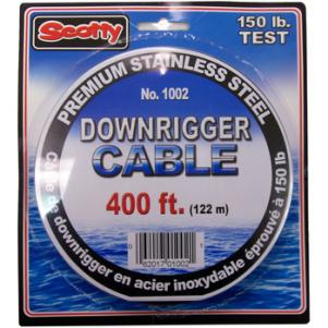 SCOTTY S.S.DOWNRIGGER CABLE 400'-150#