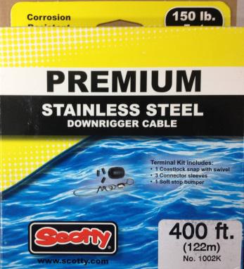SCOTTY S.S. D/RIGGER CABLE KIT 400'-150#