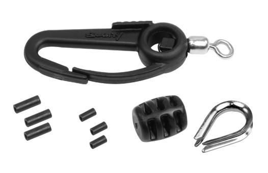 SCOTTY TERMINAL KIT COMPLETE (PLASTIC SNAP THIMBLE BUMPER & SLEEVES)