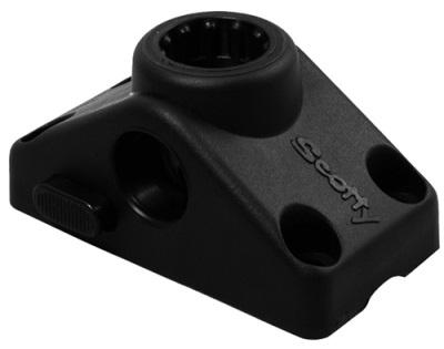 SCOTTY PUSH BUTTON LOCKING MOUNT BLACK FOR ALL ROD HOLDERS - Gunarama