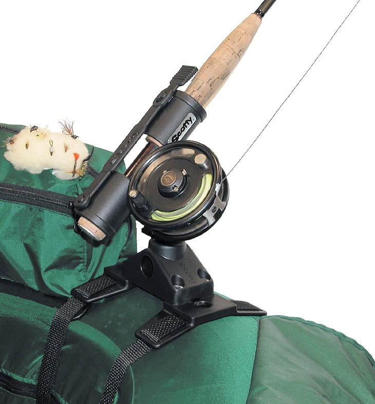 SCOTTY FLY ROD HOLDER W/FLOAT TUBE MOUNT