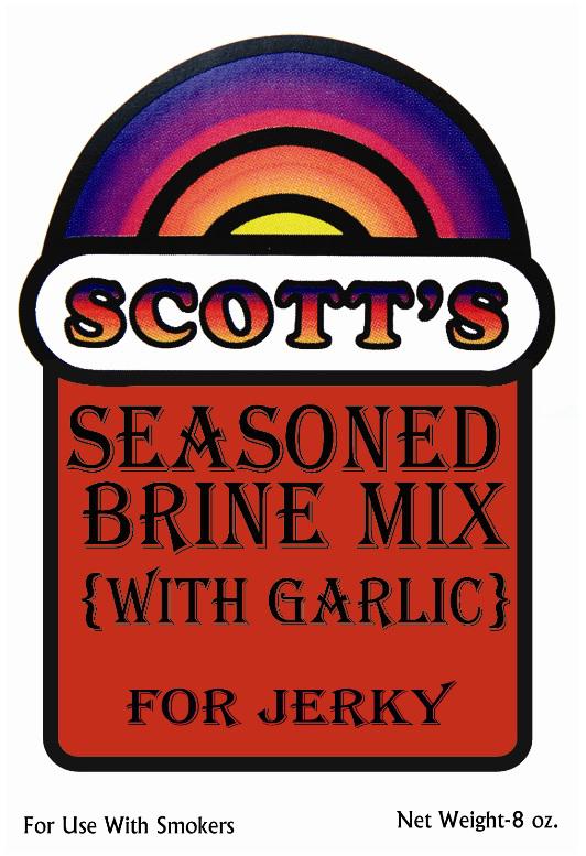 SCOTT'S BRINE MIX  JERKY W/GARLIC