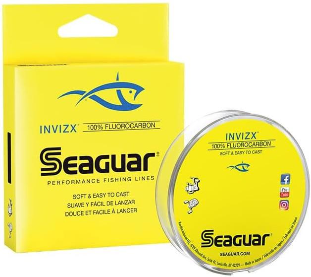 Seaguar 06VZ200 InvizX 100% Fluorocarbon Line 6lb 200yd
