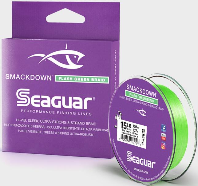 Seaguar 40SDFG150 Smackdown Flash Green 40lb 150yds Line