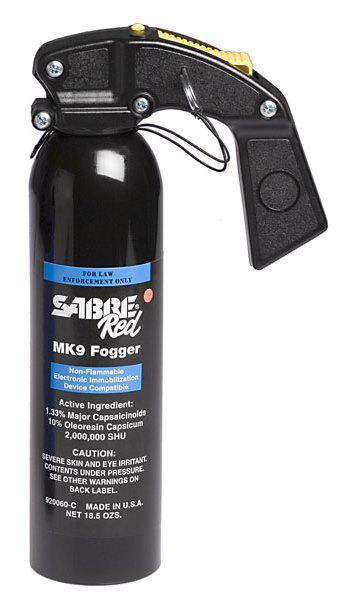 SABRE LAW 10% OC 18.5 OUNCE FOG MK-9 LEVEL II 6-PK