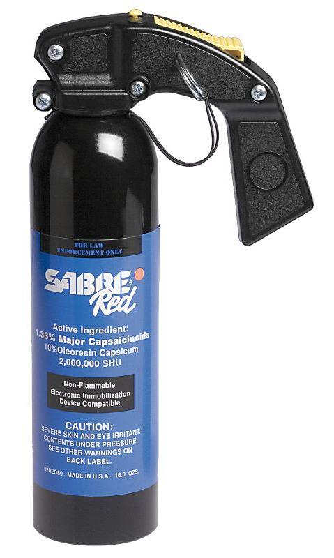 SABRE LAW L3 RED 16OZ STREAM GAS 10% OC 1.33% CAPS MK9 6/PACK