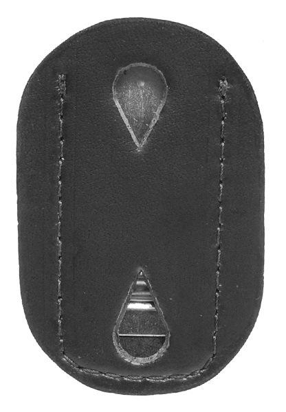 SAFARILAND OVAL BADGE HOLDER  CLIP ON 3' DIAMETER  METAL CLIP