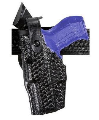 SAFARILAND M/6360 MID-RIDE DUTY HOLSTER LEVEL III S&W M&P-4.5'  LH BLK/BW