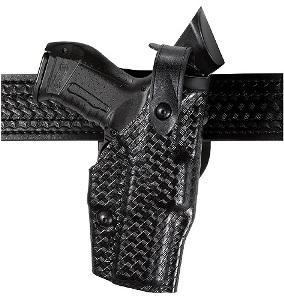 SAFARILAND M/6360 MID-RIDE DUTY HOLSTER LEVEL II+  GLOCK 19/23  RH STX BLK/BW