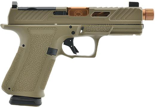S/SYSTEMS MR920 ELITE PISTOL  9MM-4' FDE OPTIC SLIDE/THRD BRONZE BRL/FRONT N/SITE