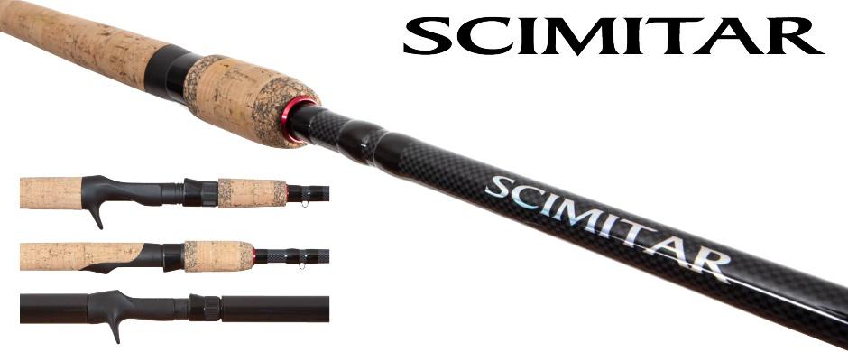 SHIM SCIMITAR SAL/SH TROLL ROD 2PC 8'6MH (10-20# Line 1/2-1oz lures Carbon Grip)