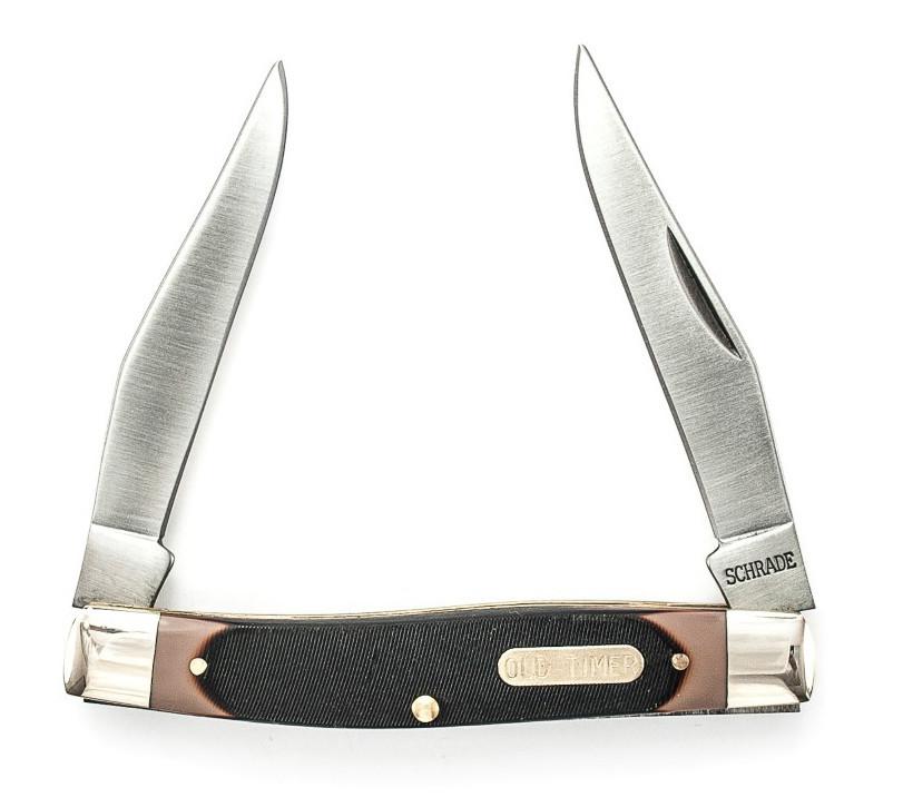 Old Timer 77OT Pocket Knife: Dual-Blade, 3-Inch Clip Point, Stainless Steel, Compact, Ideal for Outdoor Use - Gunarama