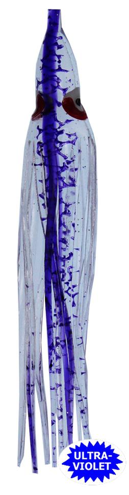 SILH 4-1/4'SQUIDS(5) UV PURPLE SPATTER