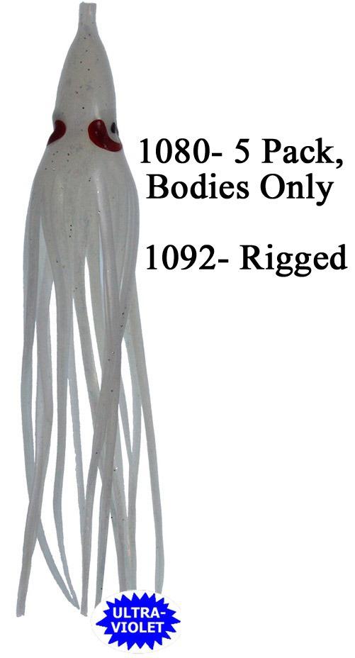 SILH 4-1/4'SQUIDS(5) PUR HAZE/PRL AURORA