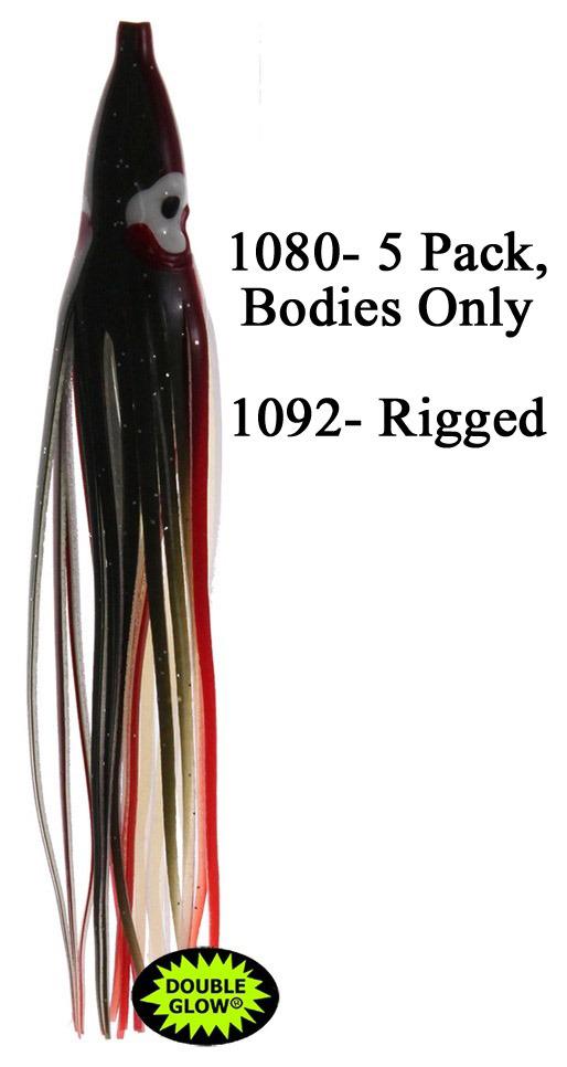 SILH 4-1/4'SQUIDS(5) GLOW ARMY TRUCK