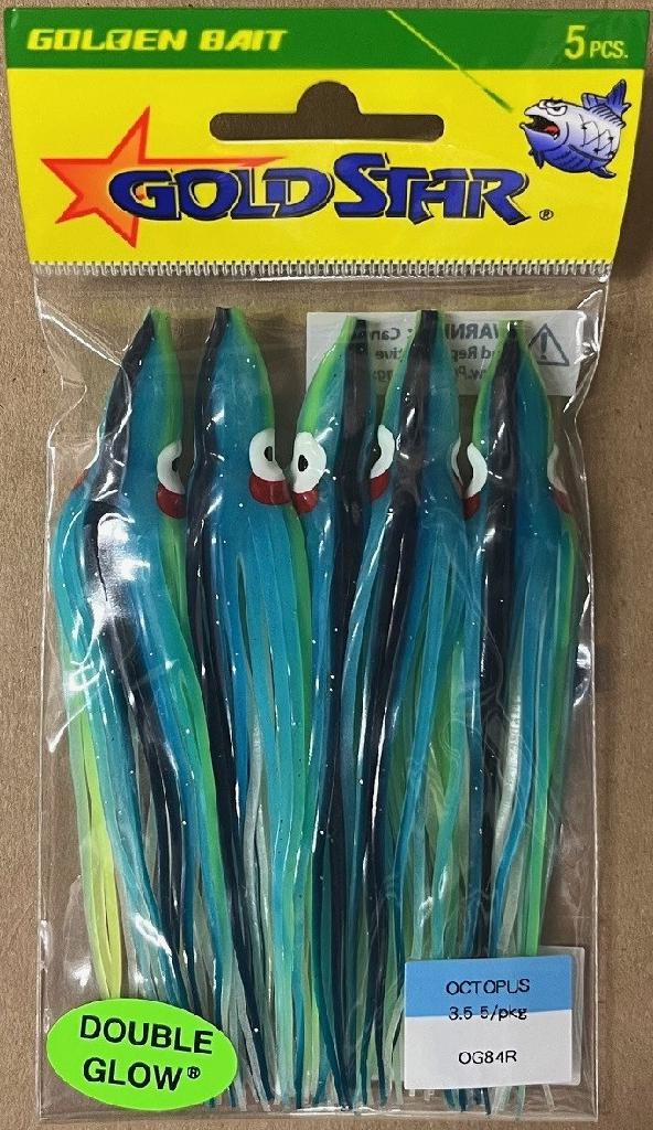 SILH 4-1/4'SQUIDS(5) GLOW HERRING AIDE - Gunarama