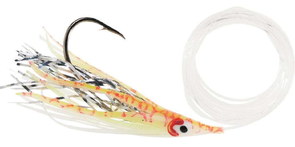 SILH TINSEL SQUID GLO FLAME SPATTER BACK