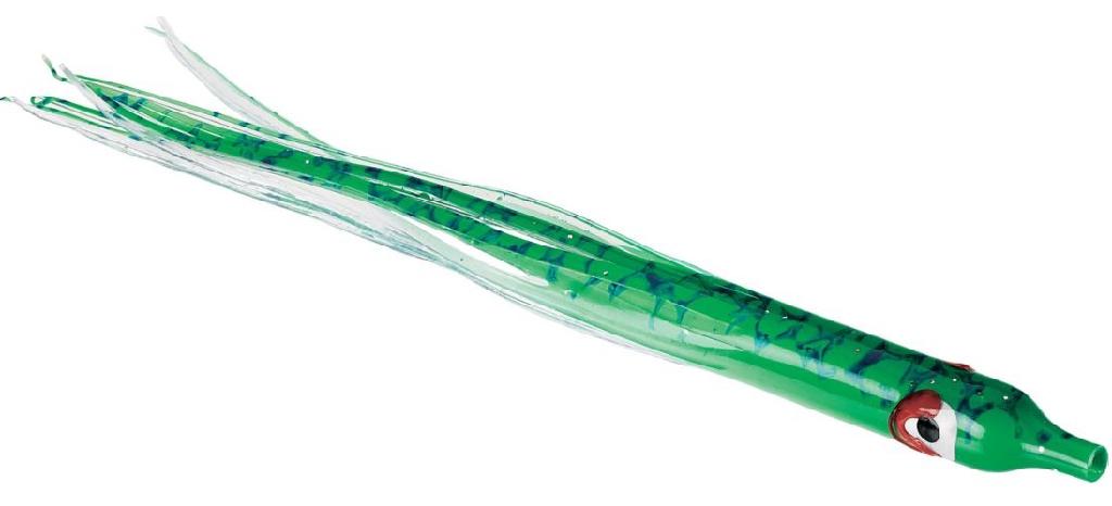 SILH NEEDLE SQUIDS GLO GREEN SPATTER BK