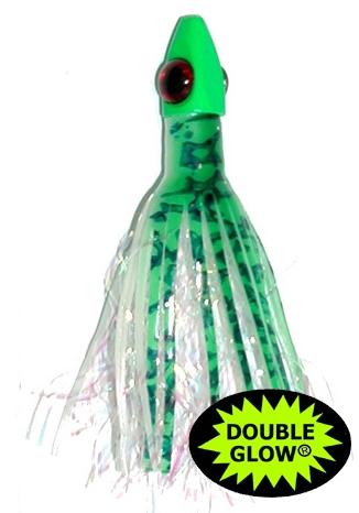 SIL ACE HI KOKANEE RIG GLO GREEN SPATTER