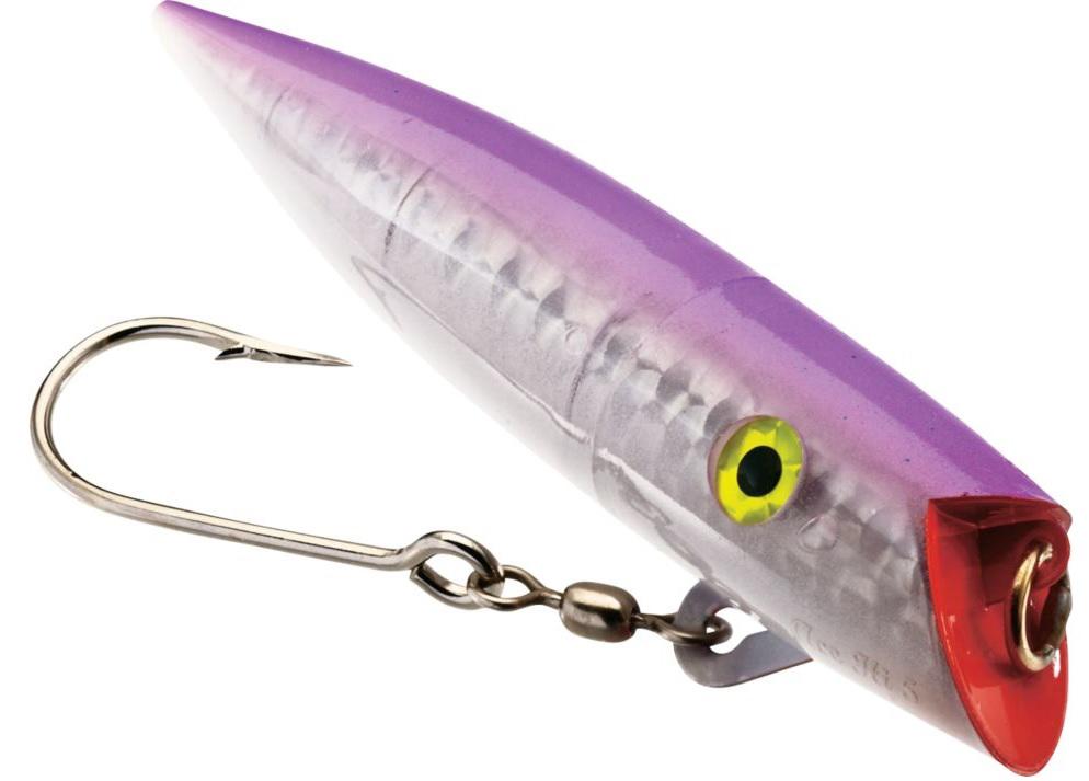 SIL ACE HI 5'PLUG SGL HK UV PUR/SIL-MYR (SINGLE HOOK NO RATTLE)