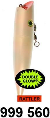 SIL ACE HI 5' PLUG GLOW MOTHER OF PEARL (TREBLE HOOK WITH RATTLE)