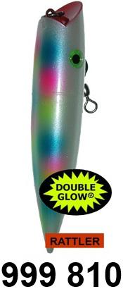 SIL ACE HI 5' PLUG GLOW/VIVID MOTHER PRL (TREBLE HOOK WITH RATTLE)