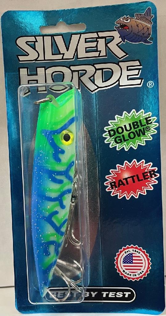 SIL ACE HI 5' PLUG GLOW SEAHAWK (TREBLE HOOK WITH RATTLE)