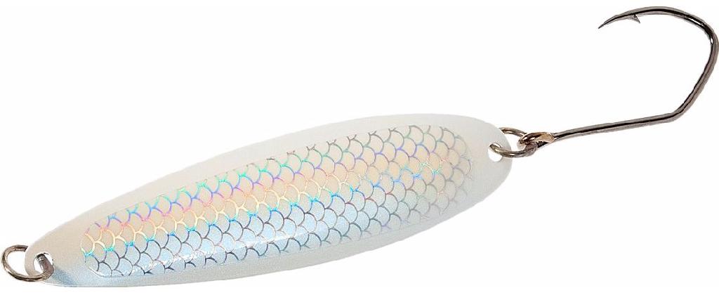 SILH 3'KINGFISHER LITE UV WHT LIGHTNING