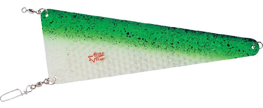 SILH 13'RUDDER FLASHER  GL.GREEN SPAT BK