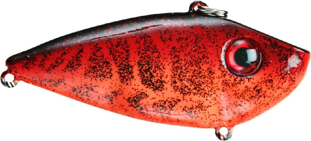 Strike King Red Eyed Shad Lipless Crankbait, Floating Chili Craw, 3 1/4in, 1/2oz, Premium Hooks, 3D Eyes, Chartreuse Sexyshad, 1 Pack