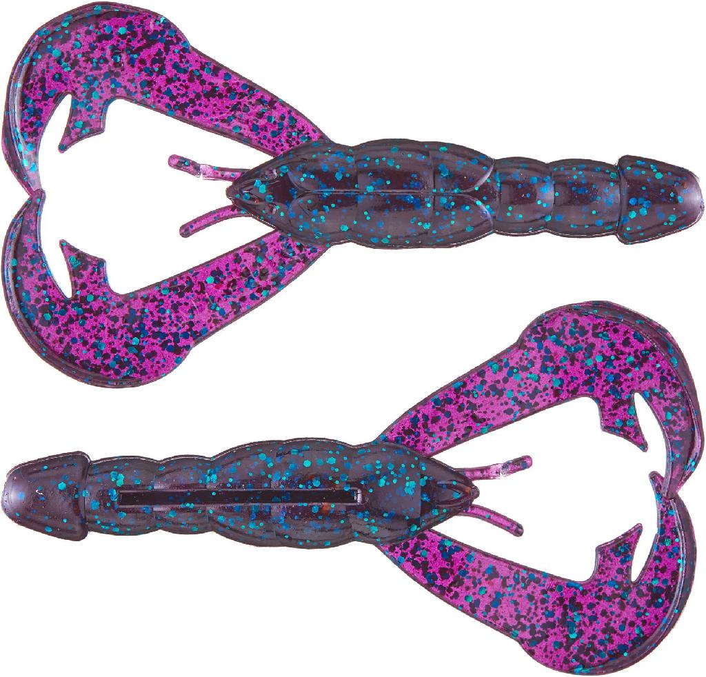 SK RAGE TAIL CRAW 4' JUNE BUG