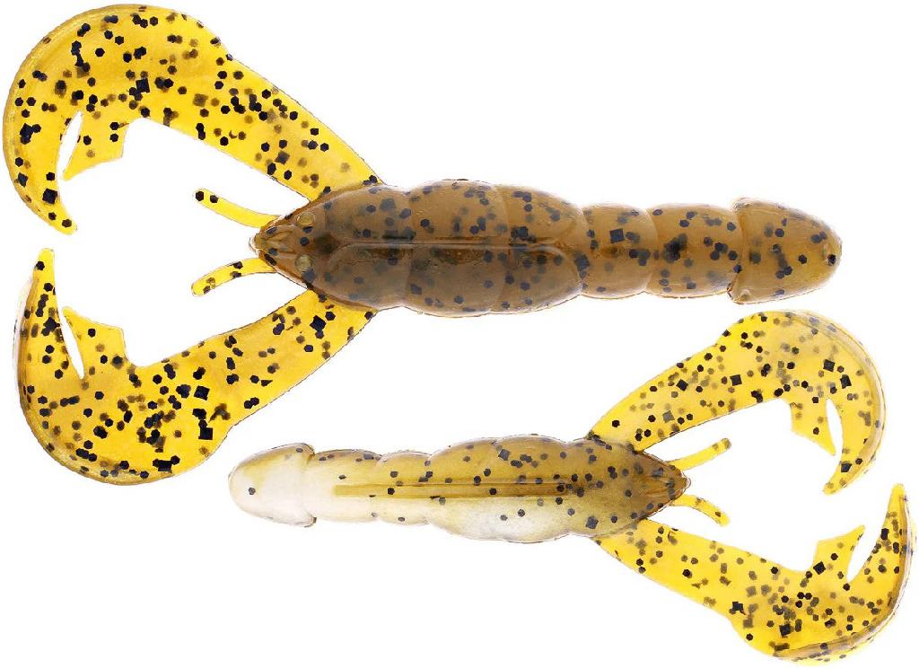 SK RAGE TAIL CRAW 4' GRN PKN PEARL BELLY