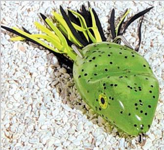 S/LURE SCUM FROG 5/16 OZ  WATRMELON SEED