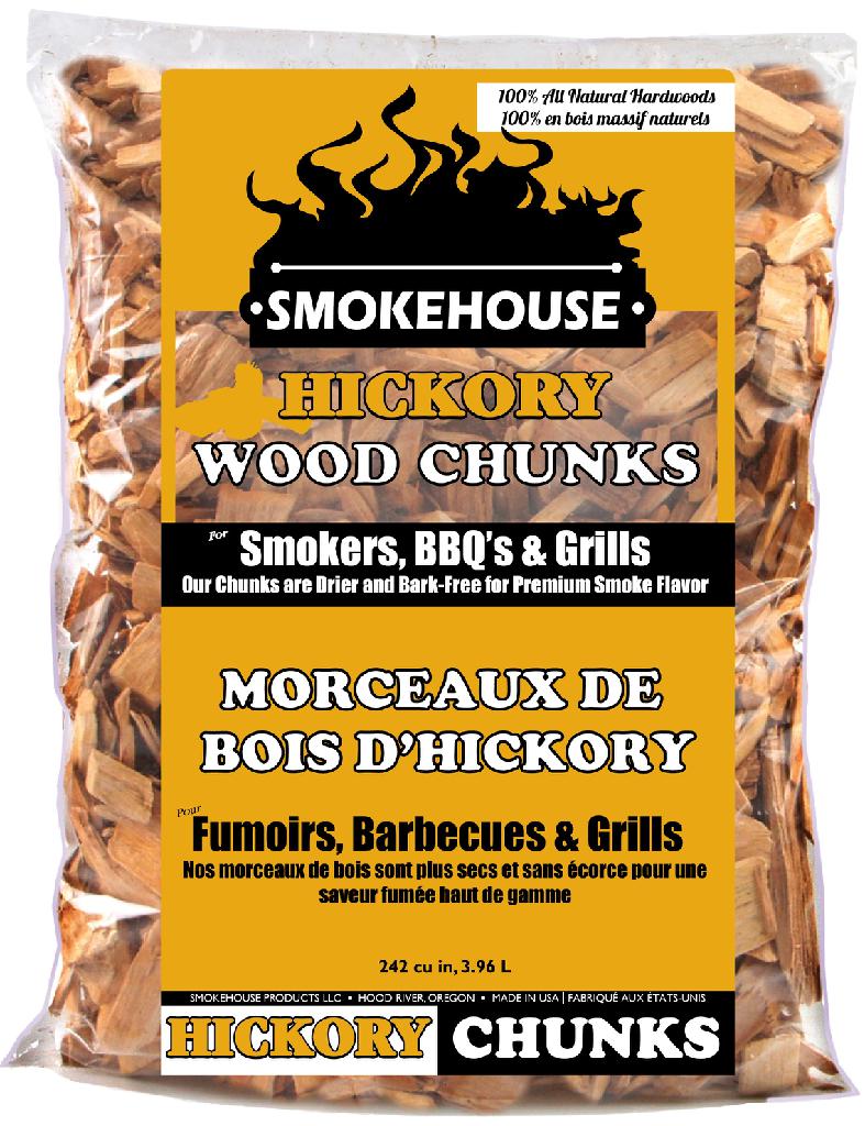 SMOKEHOUSE NATURAL WOOD CHUNKS  HICKORY - Gunarama