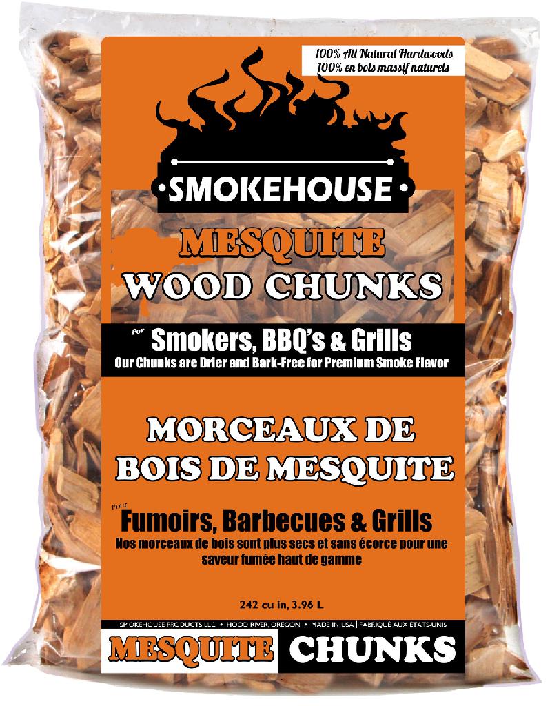 SMOKEHOUSE NATURAL WOOD CHUNKS  MESQUITE - Gunarama