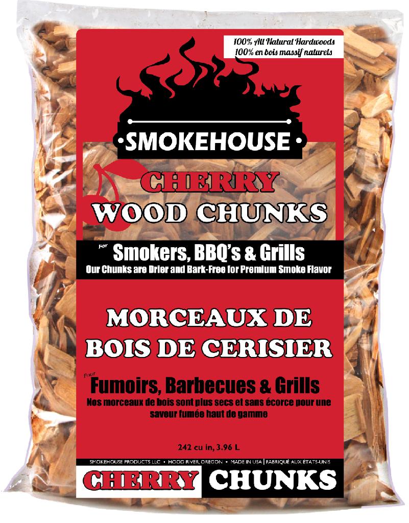 SMOKEHOUSE NATURAL WOOD CHUNKS  CHERRY - Gunarama