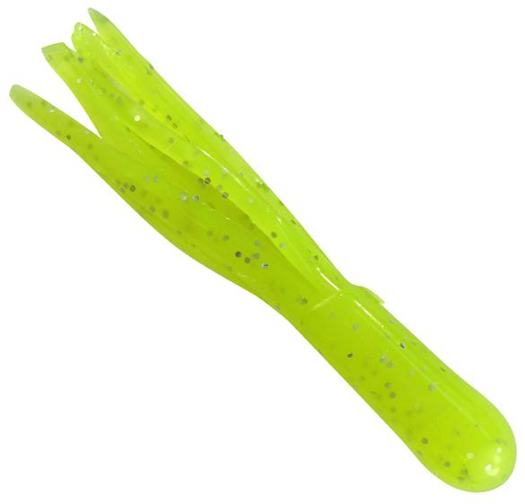 SP Lit'l Hustler 1.5in Chartreuse Sparkle Jig Lure 10-Pack