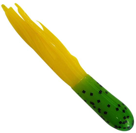 SP Lit'l Hustler 1.5in Jig Lure Green Pepper Yellow 10pk