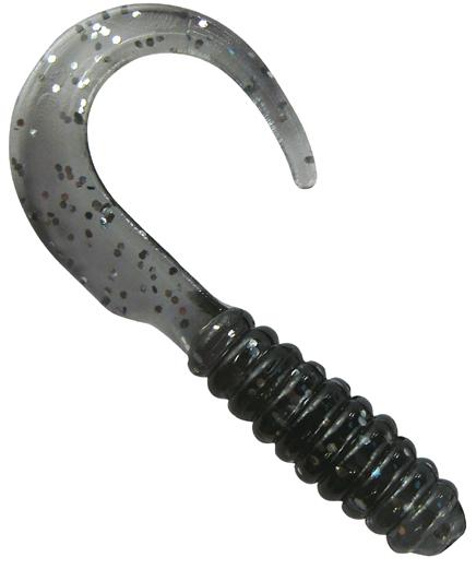 SP 1.5' TEASER TAIL(10) SMOKE SPARKLE