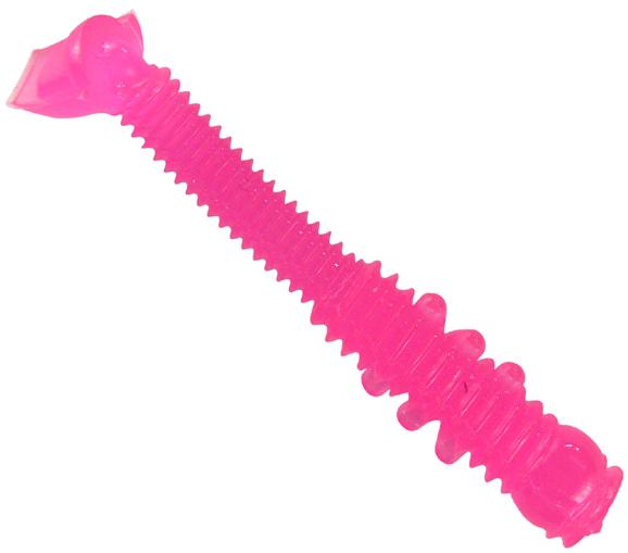 SP 1.5' TINY WORM (10) HOT PINK